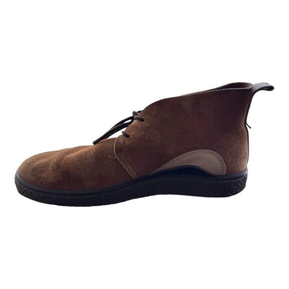 ECCO Crepetray Brown Suede Lace Up Chukka Boots 200364 05283 US 9 - Picture 2 of 14